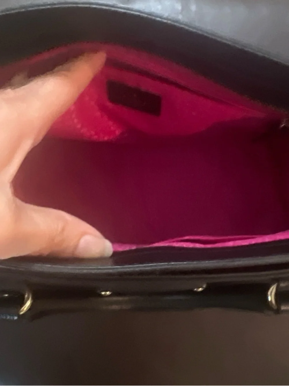 Kate Spade Black Leather Satchel Crossbody + Wallet Set‎